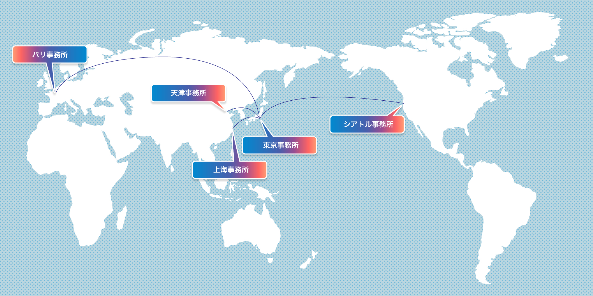 海外ネットワーク拠点 マップ